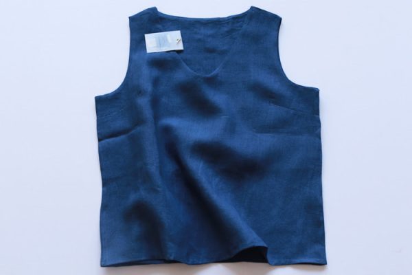 100% Linen V-Neck Summer Casual Vest For Women Summer Underwear - Image 7